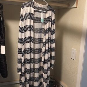 NWT Stitch Fix Renee C Striped LONG Cardigan